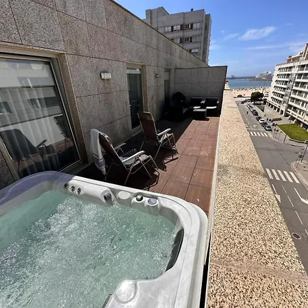 Luxury Rooftop By Luxistay - Private Jacuzzi & Sunset Views | * Matosinhos (Porto)